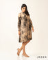 Polyester Button-Down Knee Top-Dress 71591